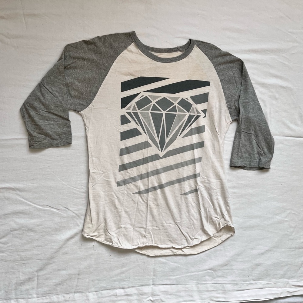 Diamond Graphic Baseball Tee